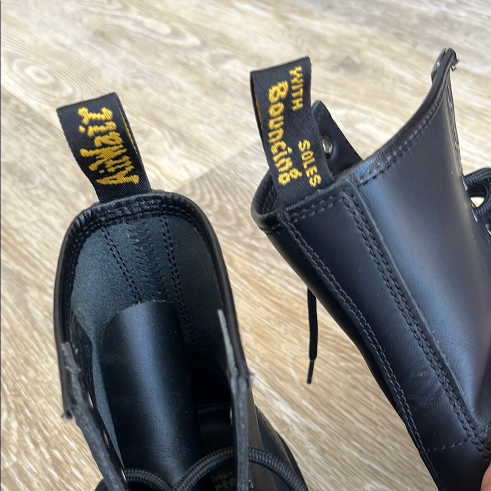Dr. Martens Black Lace Up Boots - Picture 3 of 6